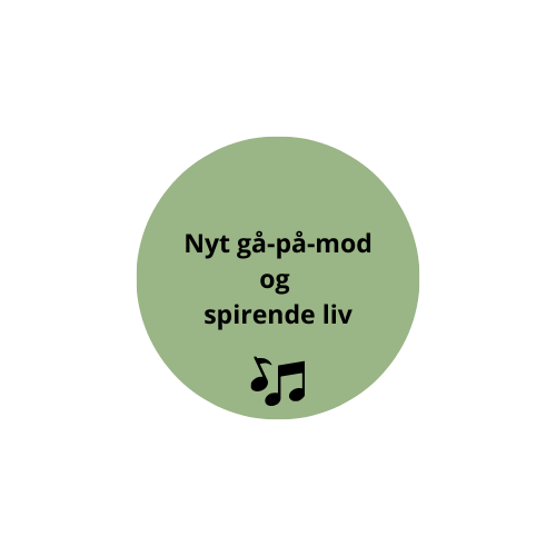 Nyt gå-på-mod og spirende liv